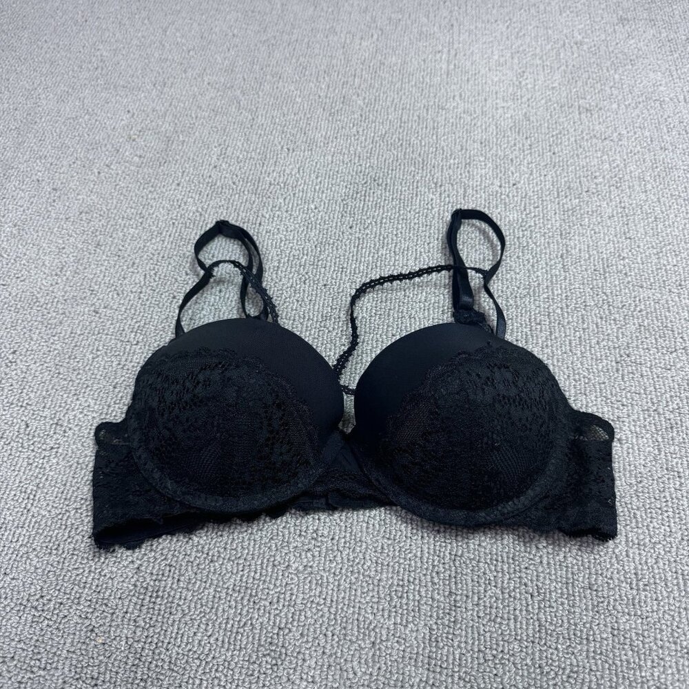 Fredericks Of Hollywood Bra Black Women’s Size 34B